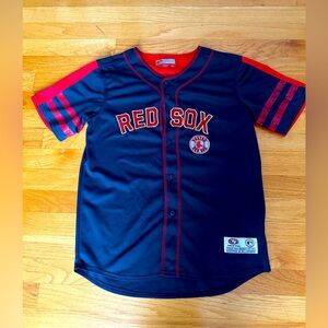 Red Sox button front shirt.  Boys or girls large